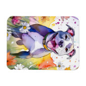 Pit Bull Dog Fotomagneet Magneet (Horizontaal)