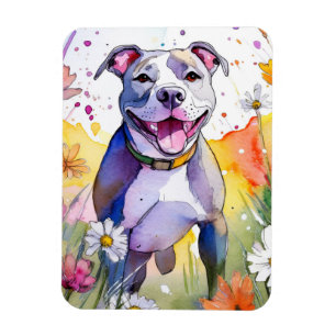 Pit Bull Dog Fotomagneet Magneet