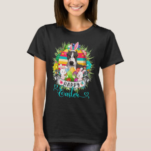 Pit Bull Dog in paaseieren - mandjes Happy E T-shirt