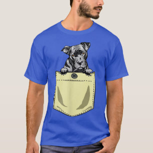 Pit Bull Dog in Pocket Pitbull Puppy T-Shirt
