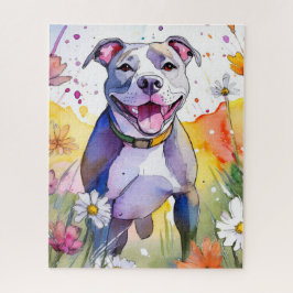 Pit Bull Dog Jigsaw Puzzel