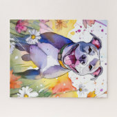 Pit Bull Dog Jigsaw Puzzel (Horizontaal)