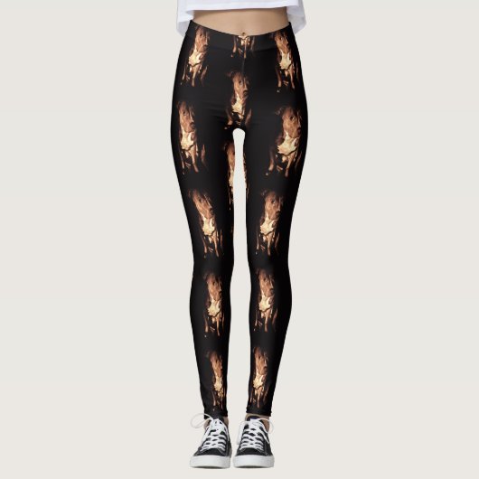 PIT BULL DOG-leggings Leggings (Voorkant)