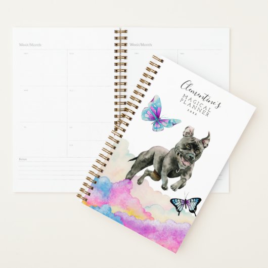 Pit Bull Dog Magical Planner (Display)