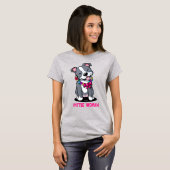 Pit Bull Dog mama T-shirt (Voorkant volledig)