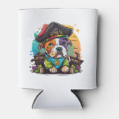 Pit Bull Dog Pirate Blikjeskoeler (Voorkant)