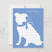 Pit Bull Dog Puppy Pitbull Bedankkaart (Voorkant)