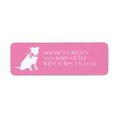 Pit Bull Dog Puppy Pitbull Label (Voorkant)
