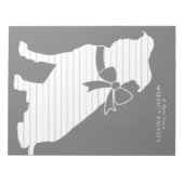 Pit Bull Dog Puppy Pitbull-laptop Notitieblok (Voorkant)