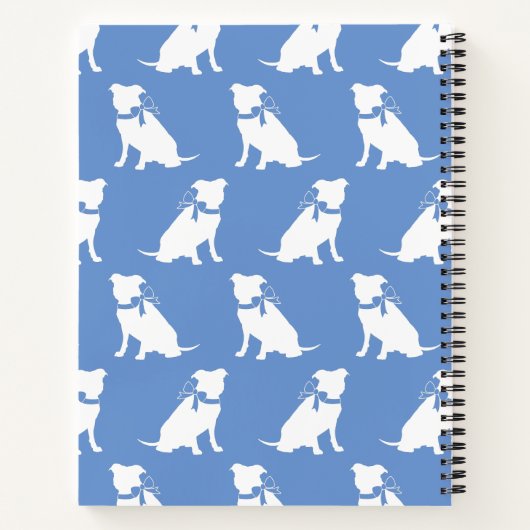 Pit Bull Dog Puppy Pitbull Notitieboek (Achterkant)