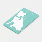 Pit Bull Dog Puppy Pitbull Post-it Notes (Schuin)