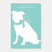 Pit Bull Dog Puppy Pitbull Post-it Notes (Voorkant)