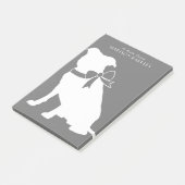 Pit Bull Dog Puppy Pitbull Post-it Notes (Schuin)