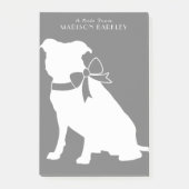 Pit Bull Dog Puppy Pitbull Post-it Notes (Voorkant)