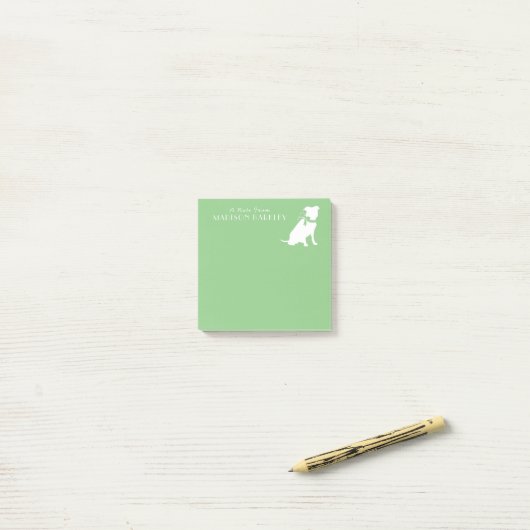 Pit Bull Dog Puppy Pitbull Post-it Notes (Op bureau)