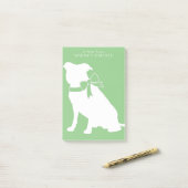 Pit Bull Dog Puppy Pitbull Post-it Notes (Op bureau)