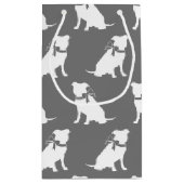 Pit Bull Dog Puppy Pitbull Small Gift Bag Klein Cadeauzakje (Achterkant)