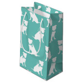 Pit Bull Dog Puppy Pitbull Small Gift Bag Klein Cadeauzakje (Achterkant Gekanteld)