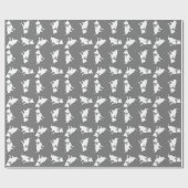Pit Bull Dog Puppy Pitbull Wrapping Paper Cadeaupapier (Vlak)
