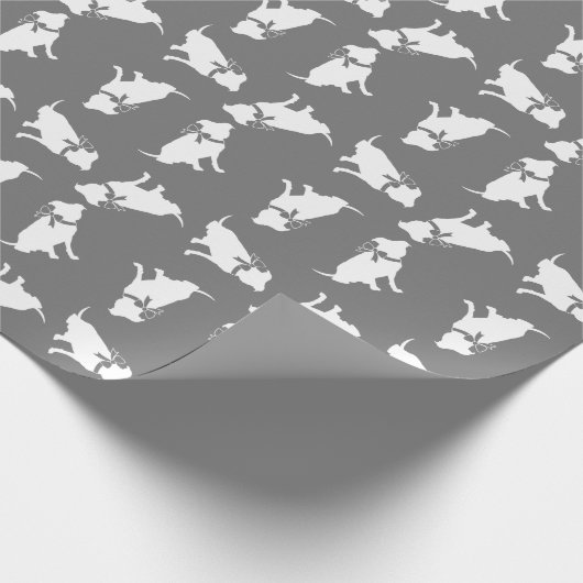 Pit Bull Dog Puppy Pitbull Wrapping Paper Cadeaupapier (Hoek)