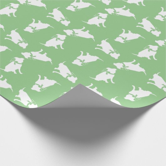 Pit Bull Dog Puppy Pitbull Wrapping Paper Cadeaupapier (Hoek)