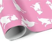 Pit Bull Dog Puppy Pitbull Wrapping Paper Cadeaupapier (Rol Hoek)