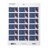 Pit Bull Dog Waterverf Schilderen Etiket (Full Sheet)