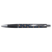 Pit Bull Dogs Pattern Monogramed Pen (Achterkant)
