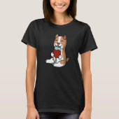 Pit Bull Drink wijnhond T-shirt (Voorkant)