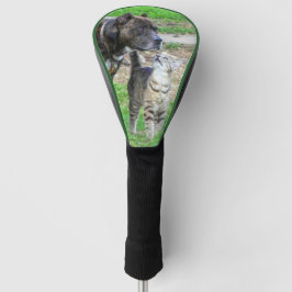 Pit Bull en Cat Golfheadcover
