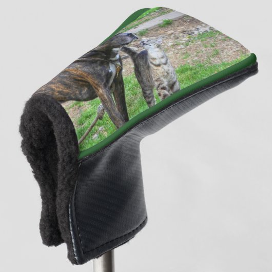 Pit Bull en Cat Golfheadcover (3/4 voorkant)