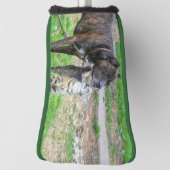 Pit Bull en Cat Golfheadcover (Draai 90)
