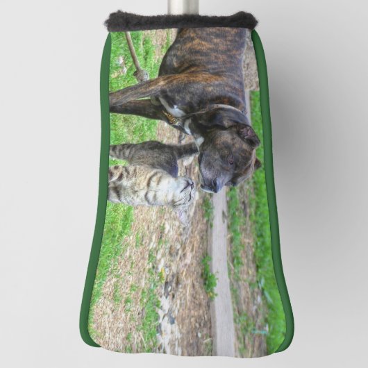 Pit Bull en Cat Golfheadcover (Draai 90)