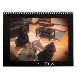 Pit Bull en Rottweiler Love Kalender