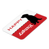  Pit Bull Feed the Dog Magnet Sign Magneet (Linkerzijde)