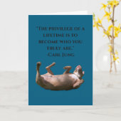 Pit Bull Filosofie Kaart (Gele Bloem)