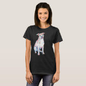 Pit Bull gekleurd T-shirt (Voorkant volledig)