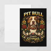 Pit Bull: Gentle Strength Bedankkaart (Voorkant / Achterkant)