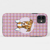 Pit Bull Girly Pink Paw Prins Case-Mate iPhone Case (Achterkant (horizontaal))