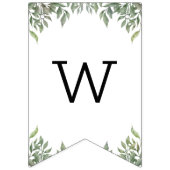 Pit Bull Greenery Baby shower Puppy bunting banner (Derde vlag)