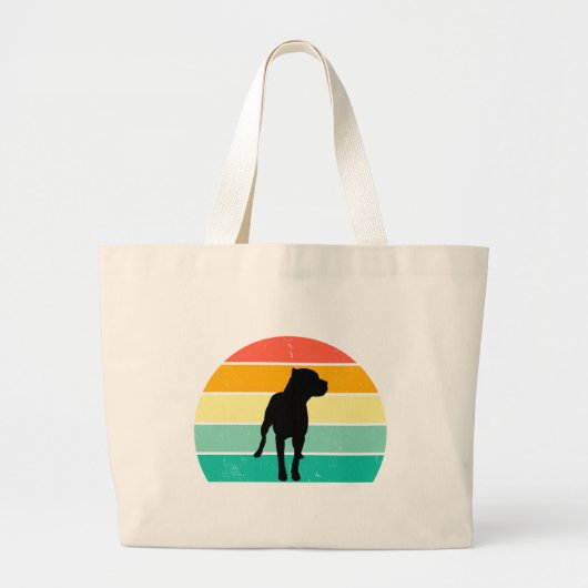 Pit Bull Grote Tote Bag (Voorkant)