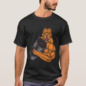 Pit Bull Gym Fitness - Weightlift Dadlift Body T-shirt (Voorkant)