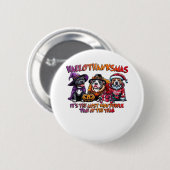 Pit Bull Halloween Thanksgiving Kerstklassieker Ronde Button 5,7 Cm (Voorkant /achterkant)