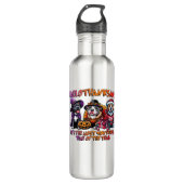 Pit Bull Halloween Thanksgiving Kerstklassieker Waterfles (Voorkant)