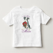 Pit Bull Heart Mam Kinder Shirts (Voorkant)