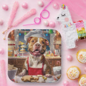 Pit Bull Holiday Baking: Feestelijke Kerst Papieren Bordje (Feest)