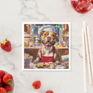 Pit Bull Holiday Baking: Feestelijke Kerst Servet