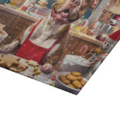 Pit Bull Holiday Baking: Feestelijke Kerst Snijplank (Hoek)