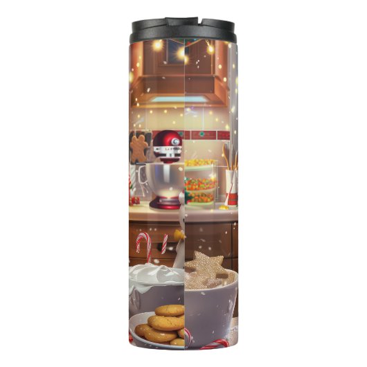 Pit Bull Holiday Baking: Feestelijke Kerst Thermosbeker (Achterkant)