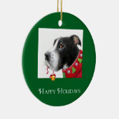 Pit Bull Holiday Ornament (Rechts)